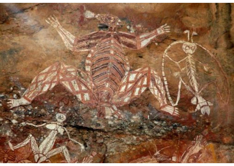 Peinture rupestre aborigène Kakadu 